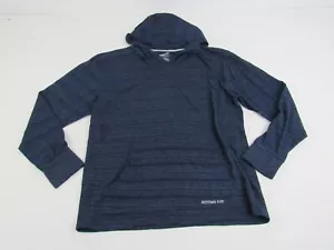Bottoms Out Damen Größe Large blau gestreift Kapuzen-Langarmshirt - Bild 1 von 14