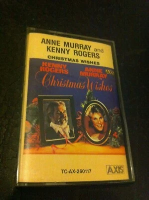 Anne Murray and Kenny Rogers Christmas Wishes cassette VG+ Carols Silent Night - Image 1 of 4