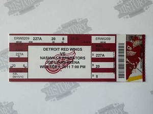 Biglietto Nashville Predators at Detroit Red Wings 2011 2/9/11 Rinne Win - Foto 1 di 1