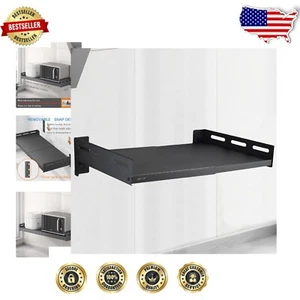 Multifunctional Adjustable Wall Mount Shelf - Elegant Storage Rack for Kitchen - Picture 1 of 11
