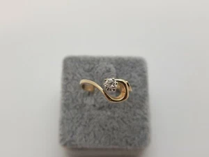Solitär Ring 18 Karat Gelbgold Diamanten 0,25 Karat 2,33 Gramm 590€ - Bild 1 von 6