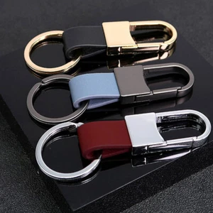 PU Leather Car Keychain Key Chain Mens Womens Key Strap Waist Wallet Keyring - Picture 1 of 27