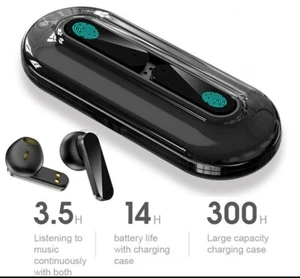 Mini Bluetooth Earphones Earbuds For Apple iPhone 16/15/Pro/14/13/12/11/X/Plus - Picture 1 of 12