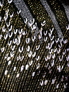 MetallicBlkFloralStripedStretchSleevelessSizeXL*EUC - Picture 1 of 4