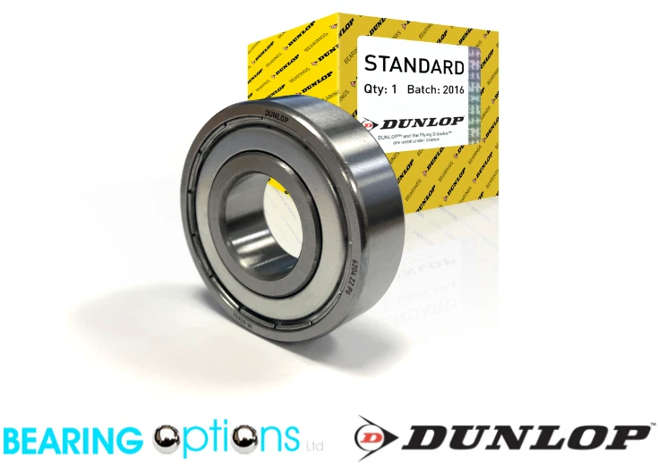 Bearings 6300 - 6310 (DUNLOP) ZZ Metal Shielded 2Z Bearings - High Quality