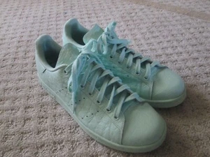 Adidas Stan Smith Adicolor Mens 9.5 /UK 8 PASTEL GREEN Athletic Shoes Sneakers - Picture 1 of 6