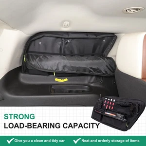 Left Side Trunk Window Multipurpose Storage Bag For Cadillac Escalade 2007-2014 - Picture 1 of 12