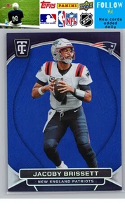 2024 Panini Totally Certified #61 Jacoby Brissett Mirror Platinum Blue #/149 - Bild 1 von 2