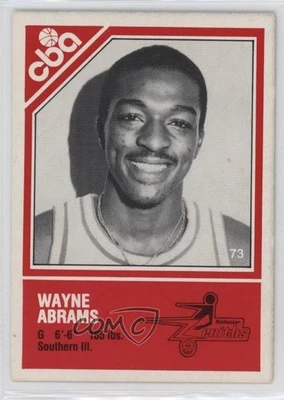 1982-83 TCMA CBA Wayne Abrams #73 - Image 1 of 2