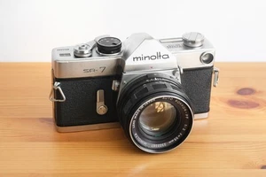Cámara fotográfica Minolta SR7 vintage y lente 55 mm f/2 - Imagen 1 de 9