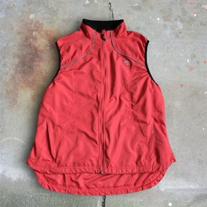 Brooks Running Reflective Ventilated Vest Size L Fluorescent Red Orange Runner - Picture 1 of 9
