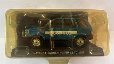 Rayton Fissore Magnum 2.5 tdi 1997 Polizia De Agostini scala 1:43 pressofuso(F15 - Immagine 1 di 4