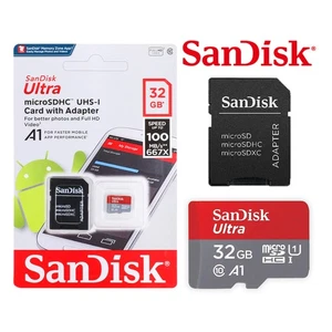SanDisk 32GB Micro SD Ultra A1 120MB/s High-Speed Memory Card for Smartphones - Picture 1 of 3