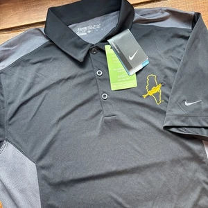 Nike Golf Shirt Men Large BATTLE ON BAGO Ice Fishing Lake Winnebago Oshkosh NEW - Picture 1 of 7