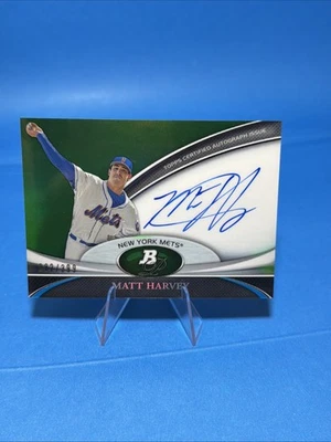 Bowman Platinum Matt Harvey 2011 #BPA-MH refractor verde/399 (AU, RC) Foto 1 de 2