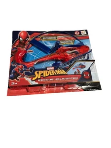 Marvel Spiderman Rescue Helicopter Red & Blue - Picture 1 of 2