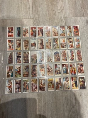Vintage Full Set (50) S MITCHELL CIGARETTE CARD's 1929 SCOTLAND STORY VGC - Image 1 of 4