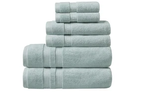 Plume 100 % Baumwolle Badetuch Set, luxuriös weich Feder Touch, Premium Neu mit Etikett - Bild 1 von 2