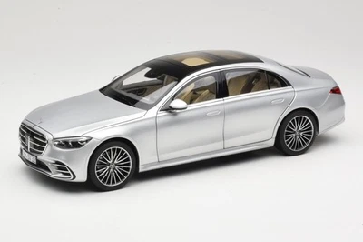 183805 Mercedes S-Class W223 AMG Line Brilliant Silver Norev 1:18 - Immagine 1 di 4