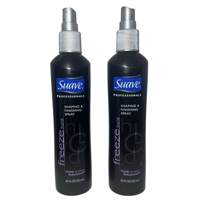 2 Suave Professionals Spray de modelado y acabado Freeze Hold Sebastian 8,5 oz NUEVO Foto 1 de 4