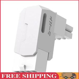 8-Pin PCIe GPU Power Adapter Right Angle 90-Degree Angled Connector (White RVS) - Bild 1 von 12