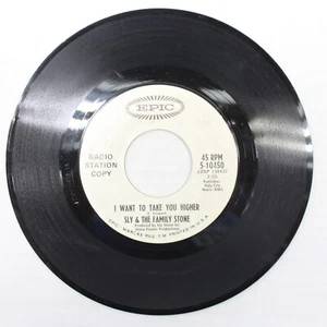 Sly & The Family Stone Stand / I Want To Take You Higher Radio Station 45 Vinyl - Picture 1 of 2