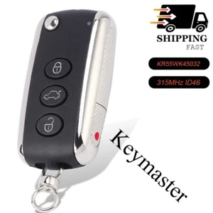 for Bentley Continental GT GTC 2006-2016 Keyless Remote Car Key Fob KR55WK45032 - Picture 1 of 3