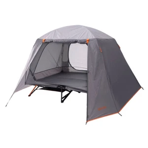 Wildtrak Easy Up Outdoor Camping Stretcher Tent Queen 200cm Double Door Grey - Picture 1 of 2