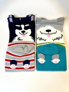 Funny puppy crew Sock Size 5-9 novelty Women’s Funky mid calf socks made korea - Picture 1 of 2