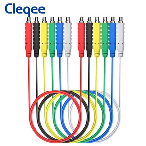 6PCS Magnetic Test Leads Silicone Soft Flexible Jumper Test Wires 30VAC 5A 3.3ft - Picture 1 of 9