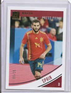 2018-19 Donruss Nacho Press Proof Canvas Insert Card 09/25 Spain - Picture 1 of 2