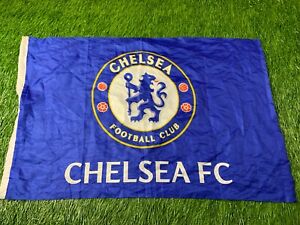 CHELSEA LONDON ENGLAND rare FOOTBALL SOCCER FAN FLAG BANNER OFFICIAL PRODUCT