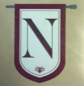 Bandera con monograma Evergreen - N - Imagen 1 de 1