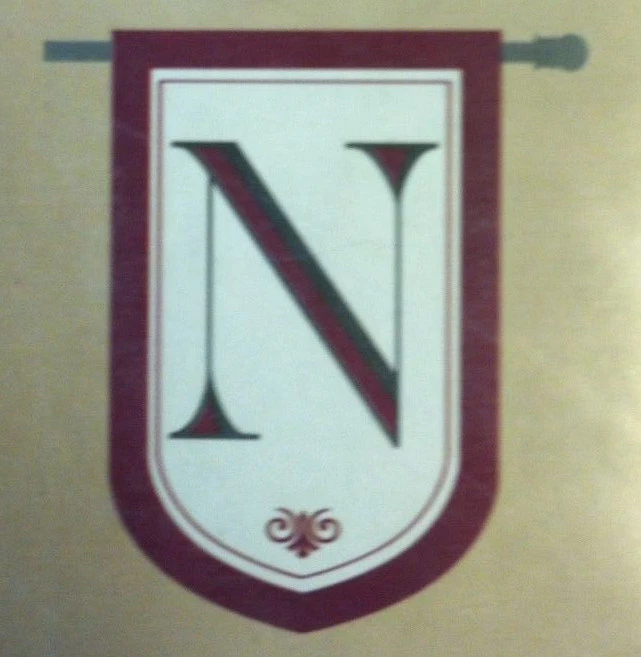 Bandera con monograma Evergreen - N Foto 1 de 1