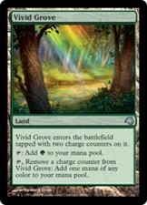 1x Vivid Grove - Foil - Premium Deck Series: Slivers - Lightly Played, English -