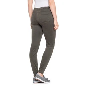 FOR THE REPUBLIC WOMEN - DENIM SATEEN PANTS SZ 8 / 28 - ASH GREY - Picture 1 of 2