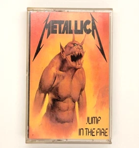 METALLICA Cassette Tape JUMP IN THE FIRE 1983 UK Music For Nations Rare - Picture 1 of 6