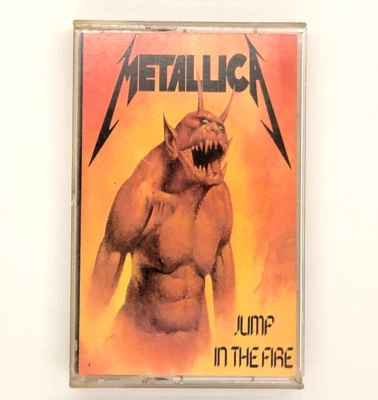 METALLICA Cassette Tape JUMP IN THE FIRE 1983 UK Music For Nations Rare - Image 1 of 4