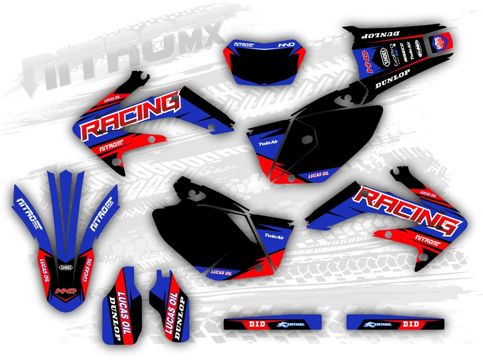Kit de gráficos para Honda CRF 250 X 250X 2004 2005 - 2013 2014 2015 2016 2017 2018 Foto 1 de 1