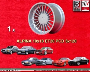 1 Cerchio BMW Alpina Style 10.5x18 ET20 5x120 E24 E23 E31 E32 E34 Wheel Felge - Picture 1 of 24