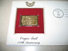 1993 Oregon Trail 150th Anniversary Gold Golden replica Day FDC Cover Stamp