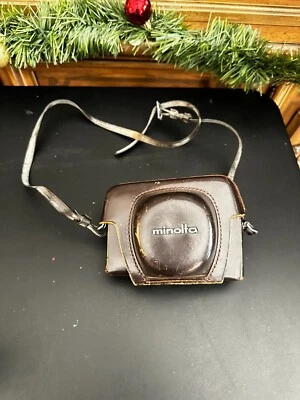 Estuche de cámara vintage MINOLTA para cámaras SRL de los años 50 a 60, usado. Foto 1 de 4