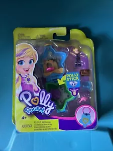 Polly Pocket Tiny Pocket Places Beach Compact Polly Stick Dolphin Mattel NEW - Picture 1 of 2
