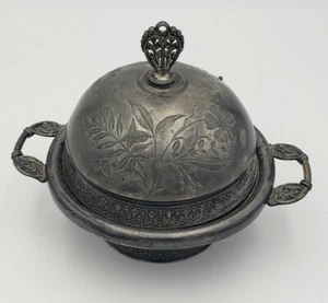 Par Point 513 Fabricación Nuevo Bedford Mass Cuádruple Plateado Cubierta Plato - Imagen 1 de 7