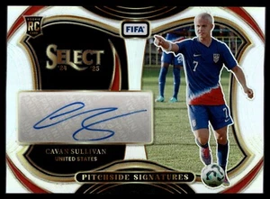 2024-25 Panini Select FIFA Cavan Sullivan Pitchside Signatures Auto Rookie RC SP - Picture 1 of 4