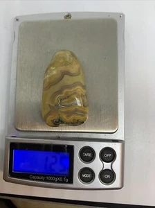crowley ridge rock agate pattern fortified polished 1.25 Oz 1 3/4X 1 X 3/4 Rare - Picture 1 of 6