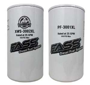 FASS Titanium Series Fuel Filter Combo Package XWS-3002XL / PF-3001XL Replace... - Picture 1 of 1