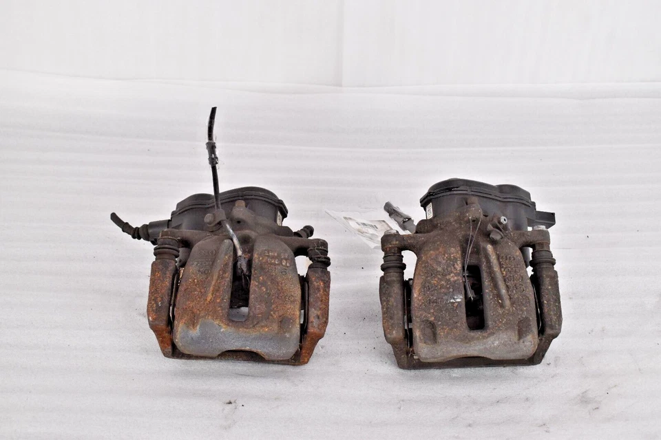 ☑️ Juego de 2 Pinzas de Freno Traseras 356mm 14.01 1KZ OEM Audi A8 A8L D4 12-18 S8 13-17 Foto 1 de 4