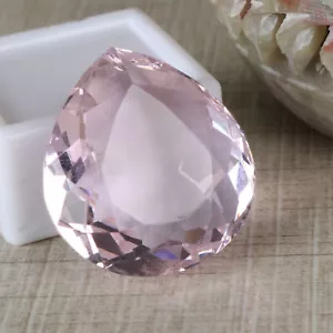 Anello sfuso AAA qualità sfaccettato taglio pera bambino topazio rosa 27,50 ct misura pietra preziosa A_1 - Foto 1 di 3