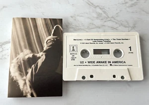 U2 Wide Awake In America CASSETTE Tape 1984 Island 7 90279-4-A Bono RARE! OOP! - Picture 1 of 3